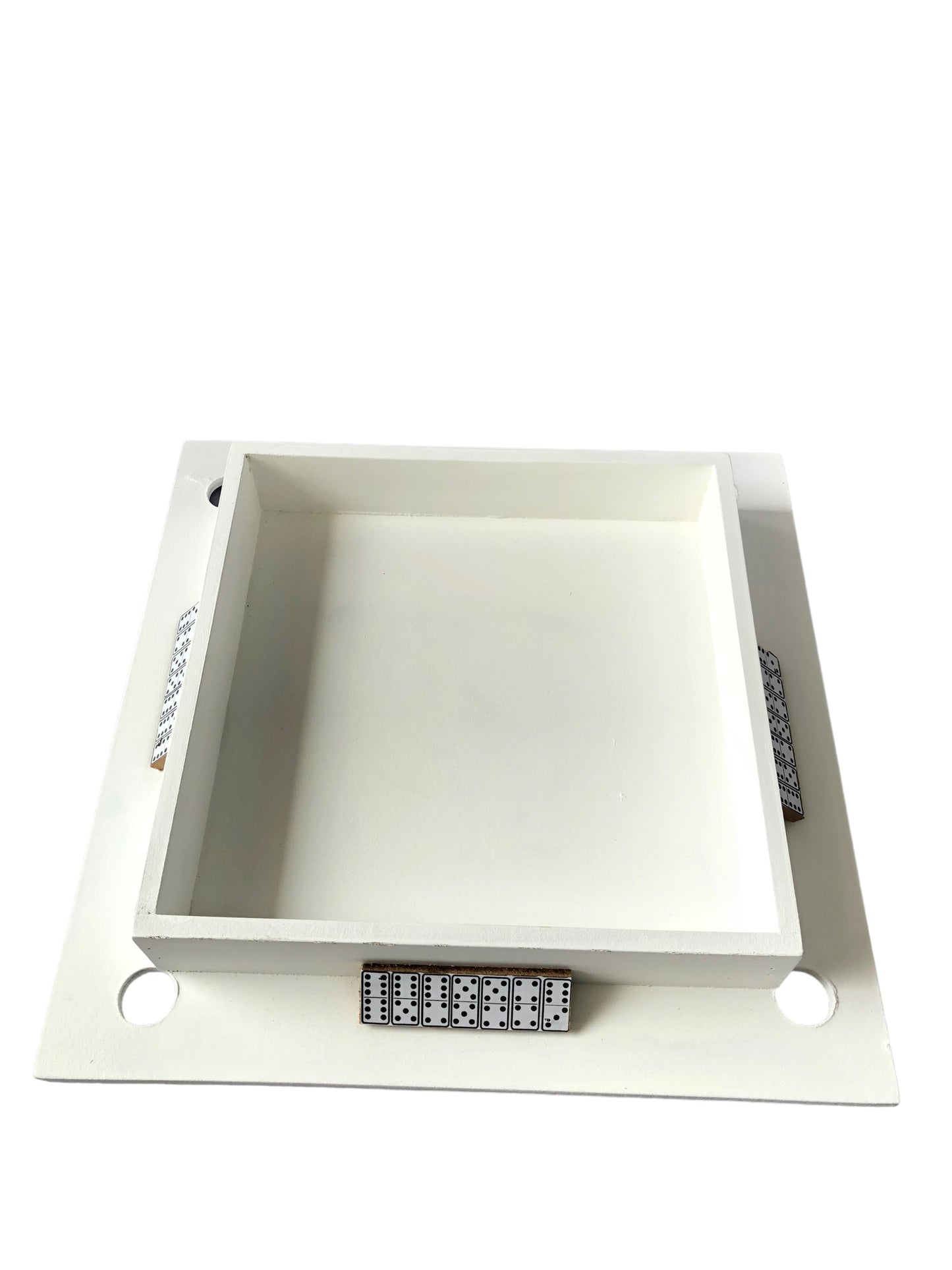 Bandeja Domino Blanca 10x10