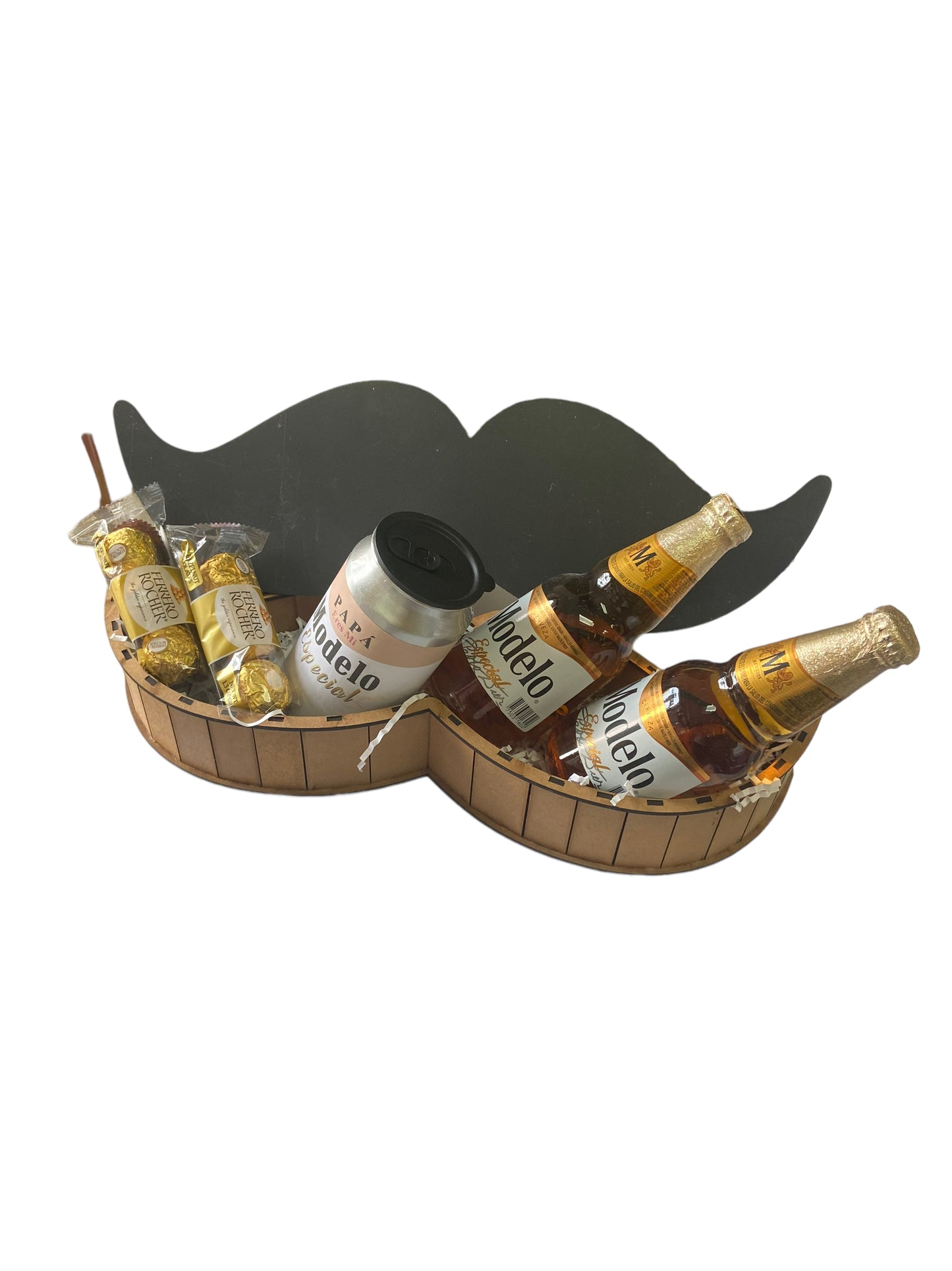 Caja Bigote Con Tapa de Pizarra