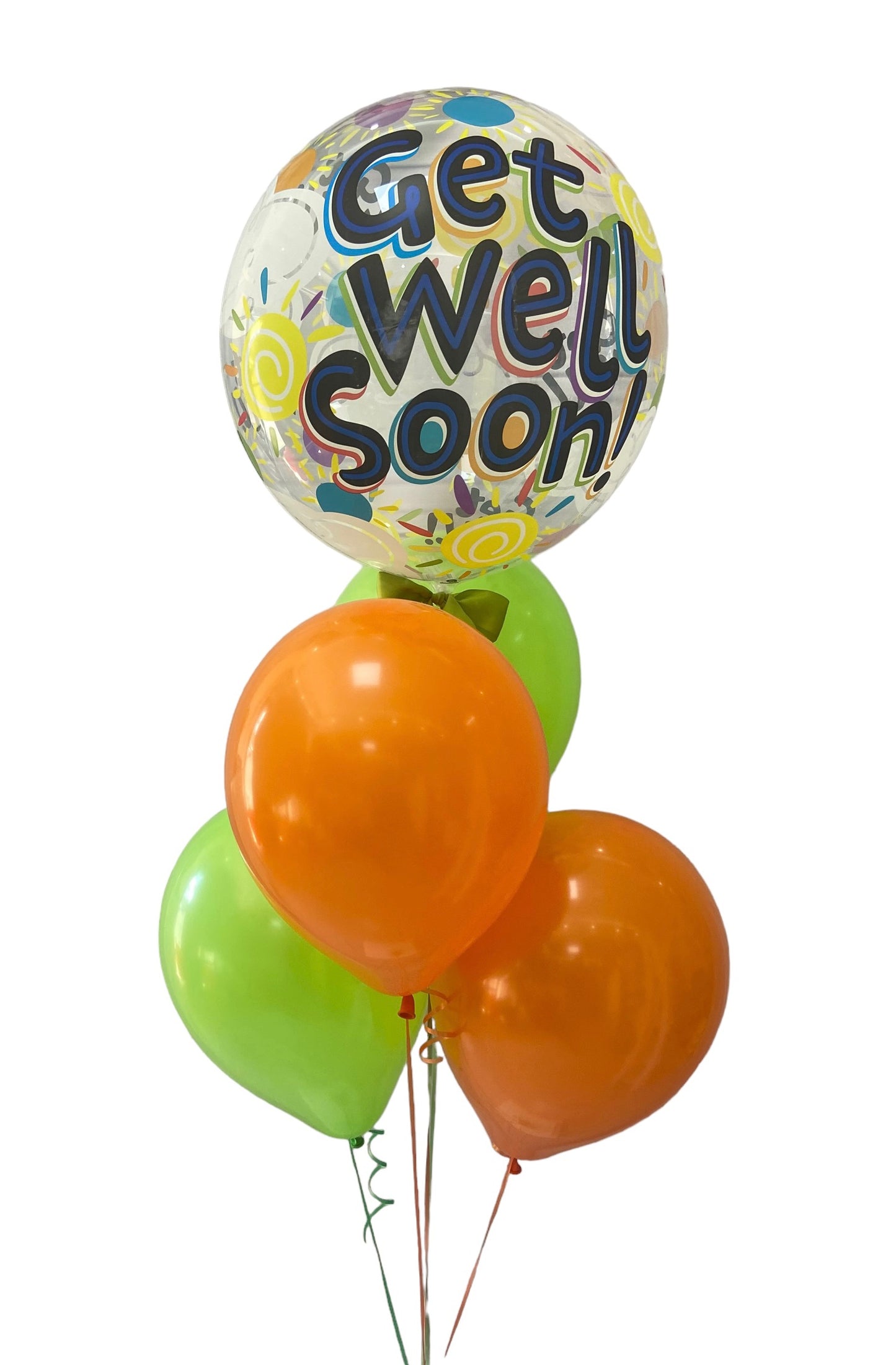 Arreglo de Globos Mejórate Pronto Burbuja