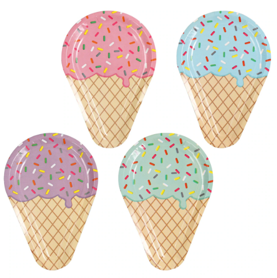 Platos Helado Barquilla