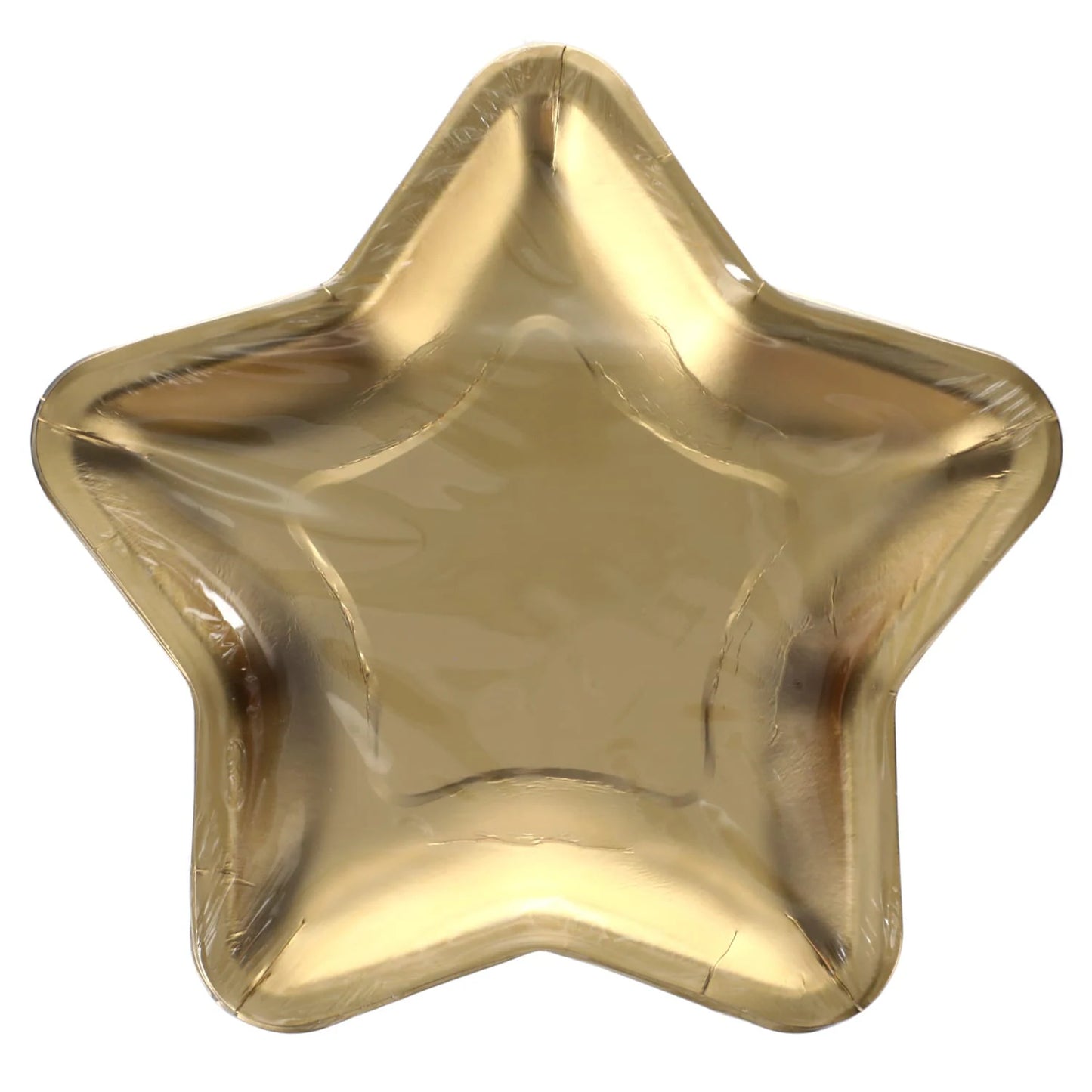Platos dorado estrellas