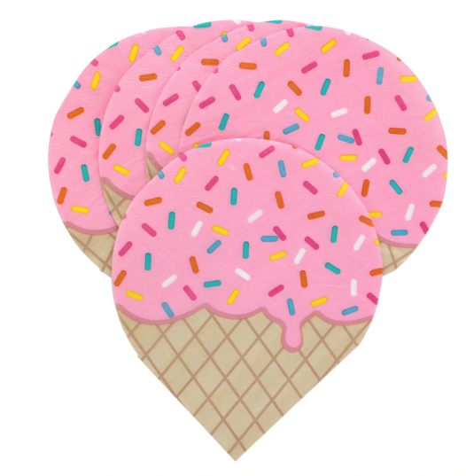 Servilletas Helado Rosada