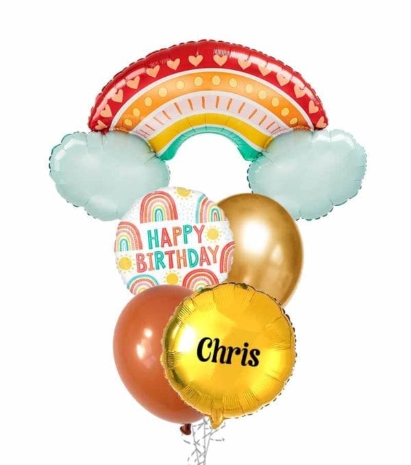 Arreglo de Globos Arcoíris
