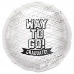 18" Way To Go White-Round