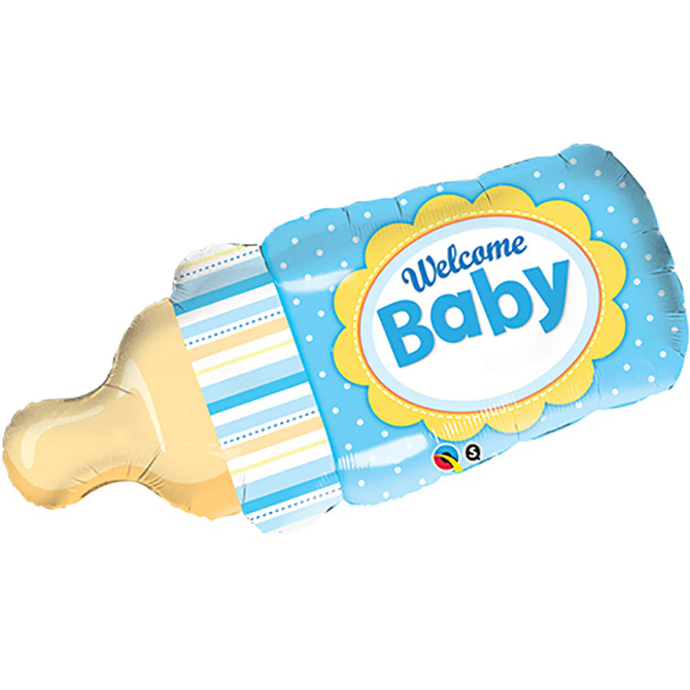 WELCOME BABY BOTTLE PINK (WRITE NAME WITH MARKER) 39"