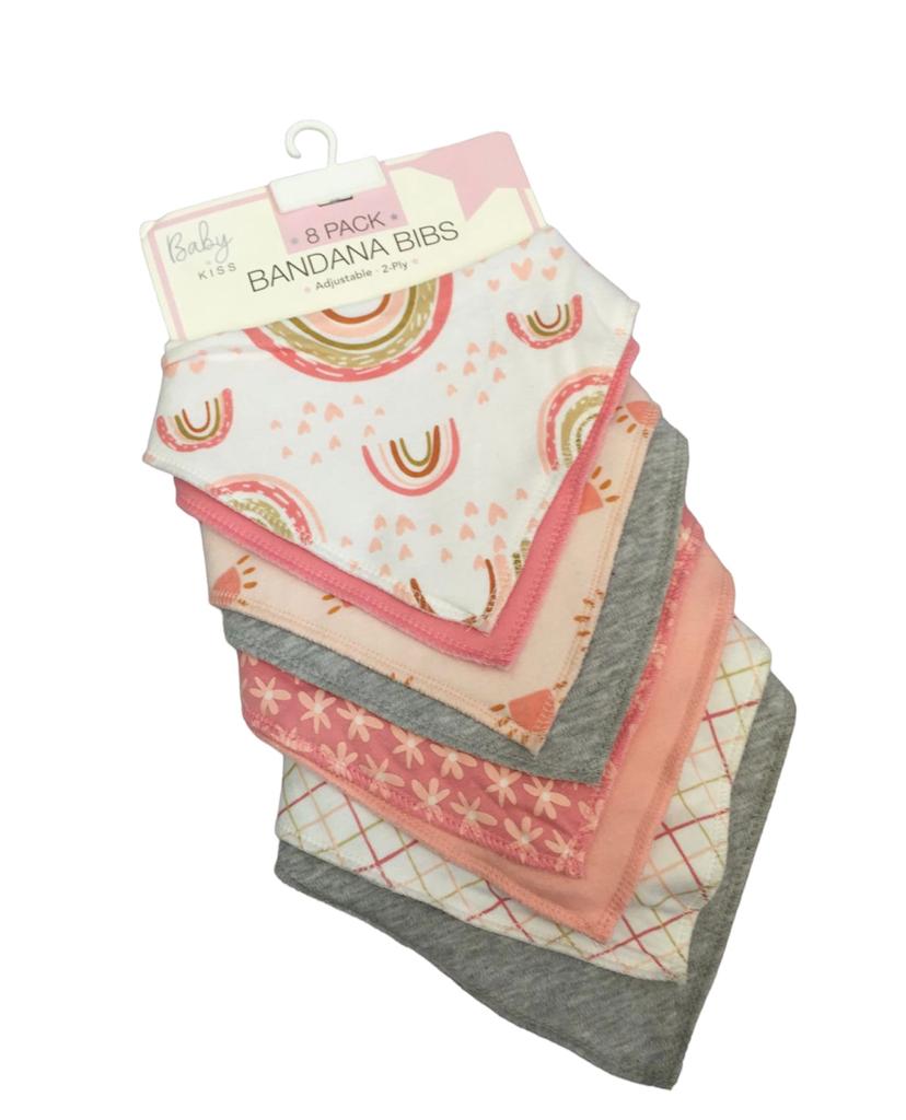 Set de 8 Baberos Rainbow Boho