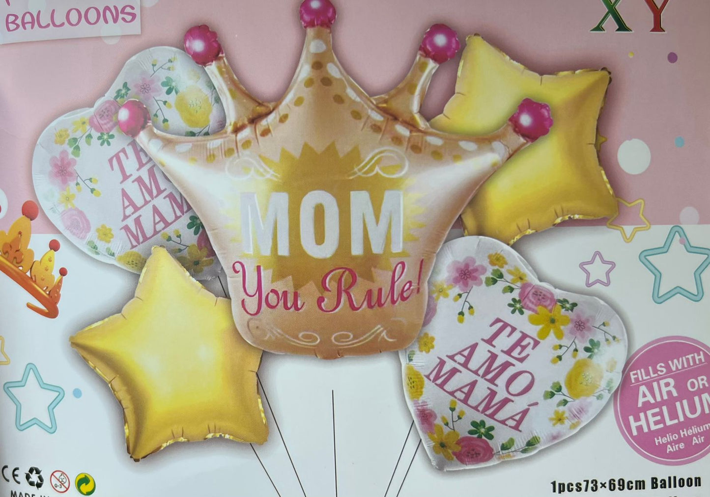 Set De Globos MOM You Rule