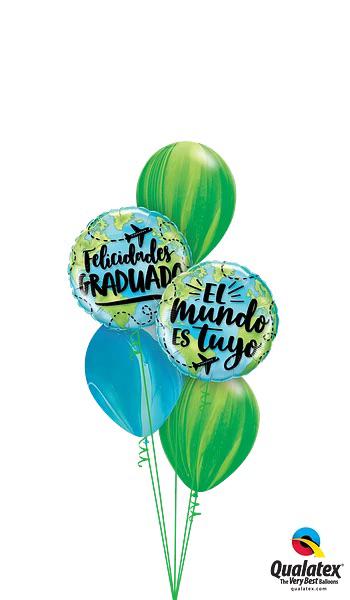 Arreglo de Globos Graduación