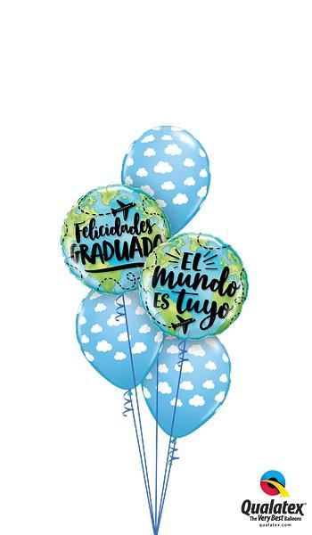 Arreglo de Globos Graduación