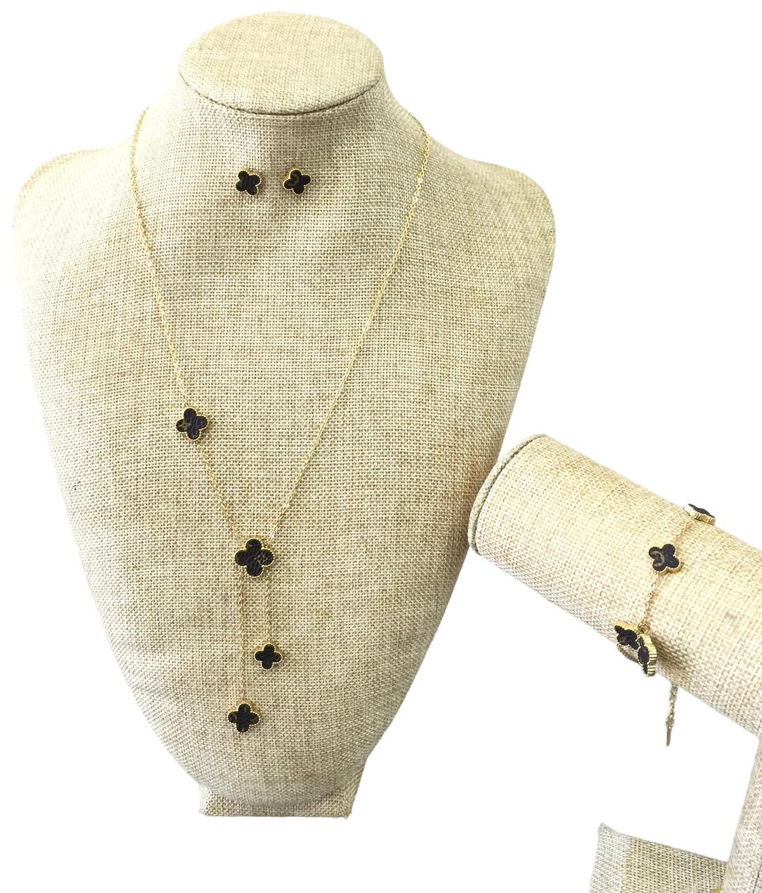 Set Aretes, cadena y guillo