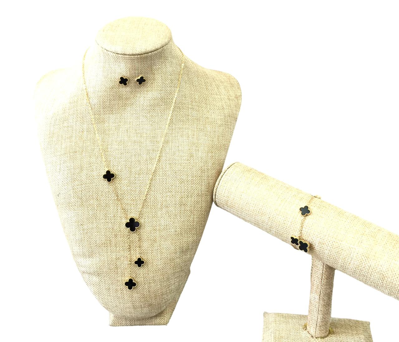 Set Aretes, cadena y guillo