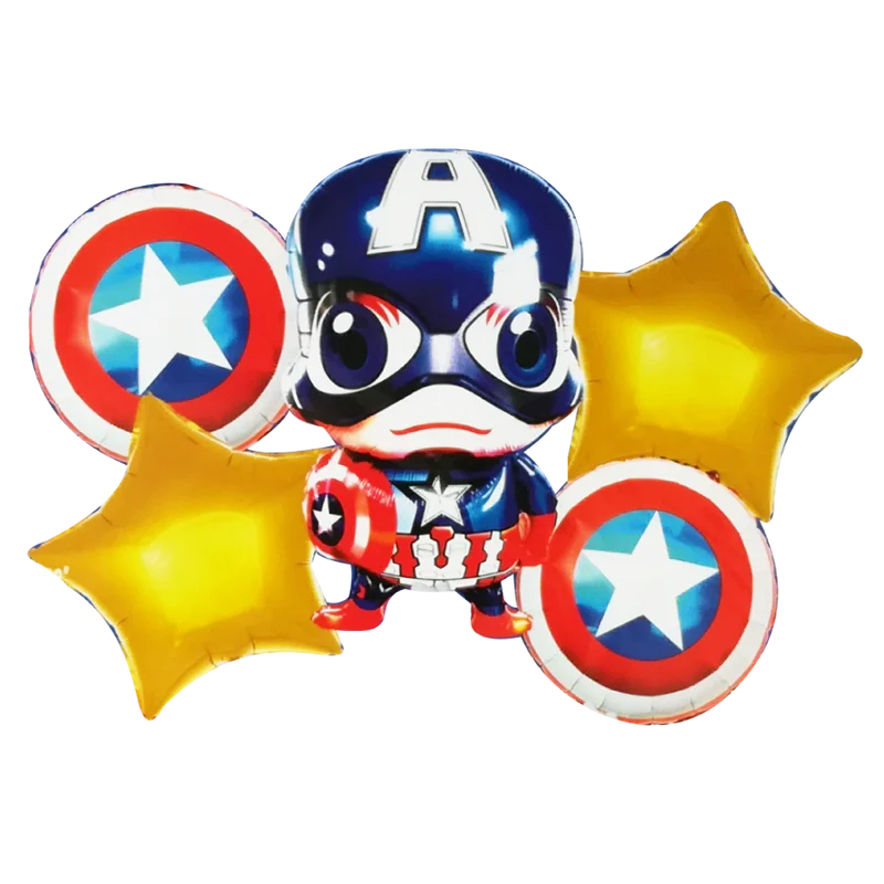 SET CAPITAN AMÉRICA (5 PIEZAS) (Copia)