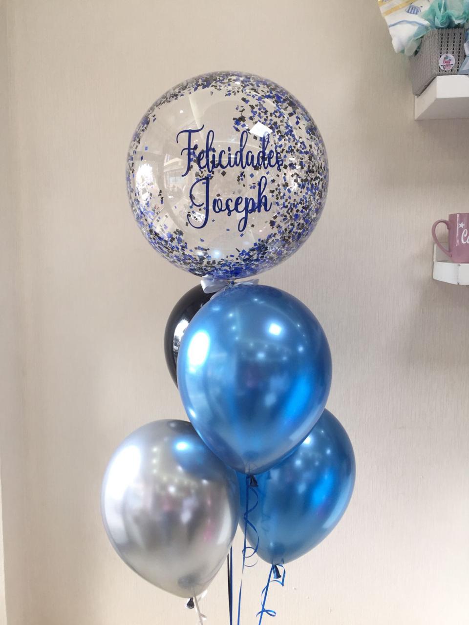 Arreglo de Globos Burbuja Personalizada