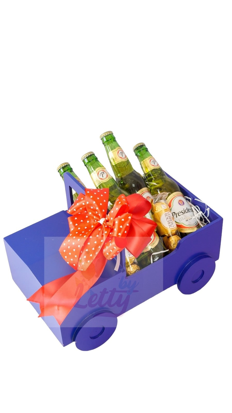Arreglo De Carrito Con Cervezas Y Chocolates