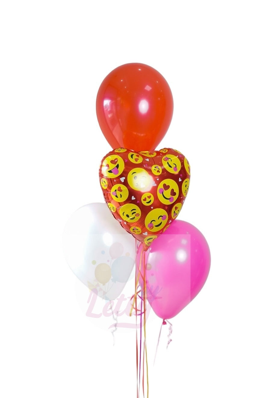 Bouquet 4 Globos Emojis