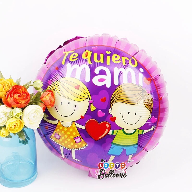 Metálico 18" te Quiero Mami