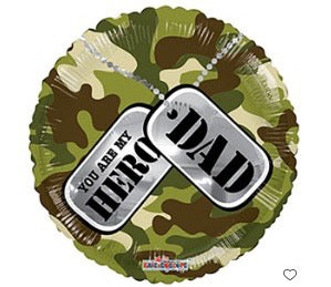 Metálico 18" You Are My Hero Dad