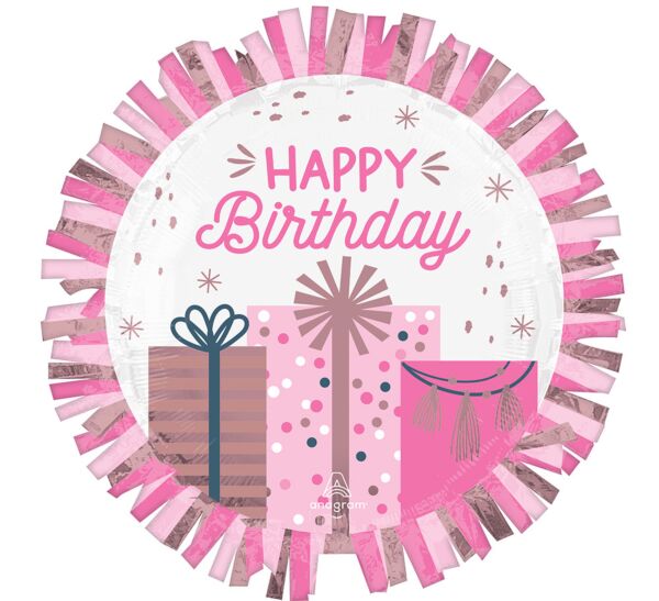 METÁLICO SUPERSHAPE HAPPY BIRTHDAY REGALO