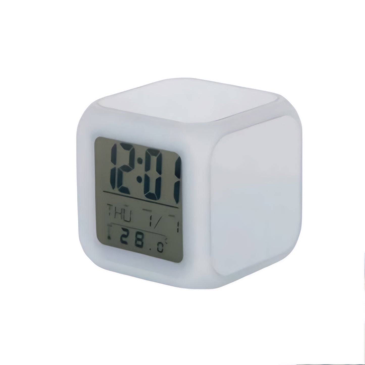 RELOJ DESPERTADOR CON LUZ SUBLIMACIÓN