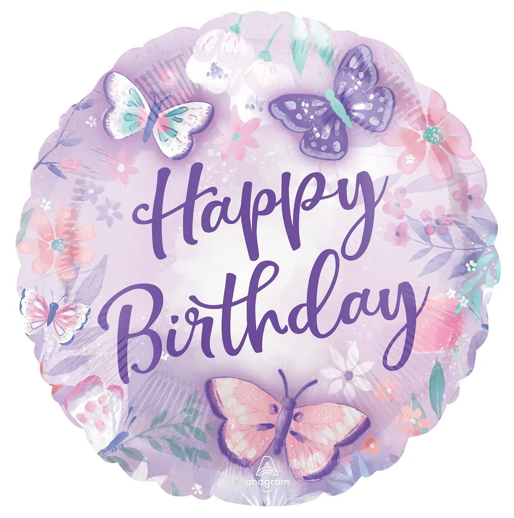 MET HAPPY BIRTHDAY MARIPOSAS (18")