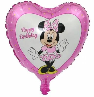 MET MINNIE MOUSE CON FORMA DE CORAZÓN (18")