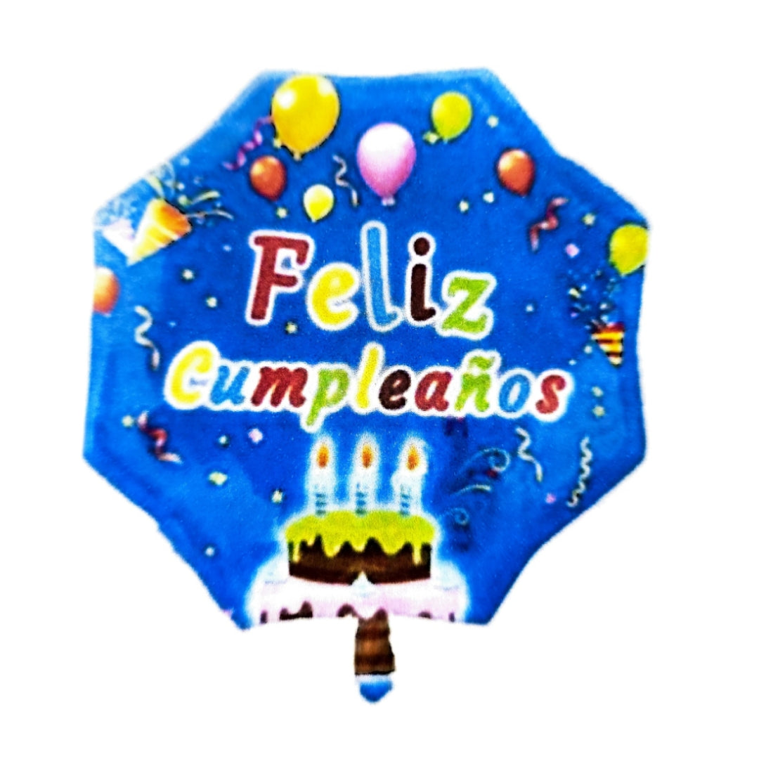 FELIZ CUMPLEAÑOS AZUL (21")