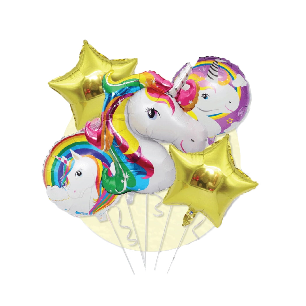SET METÁLICO UNICORNIO