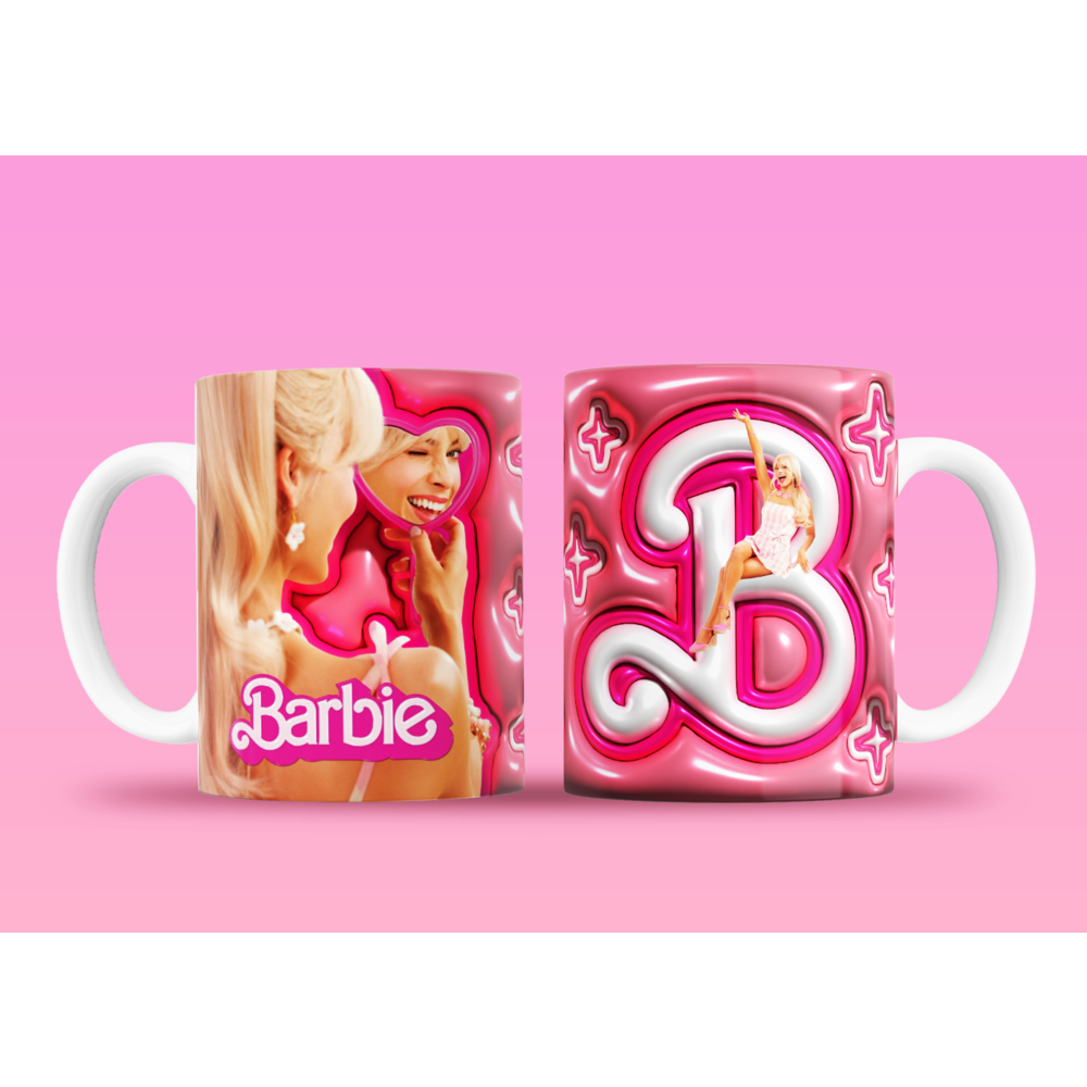 TAZA BARBIE 3D 10