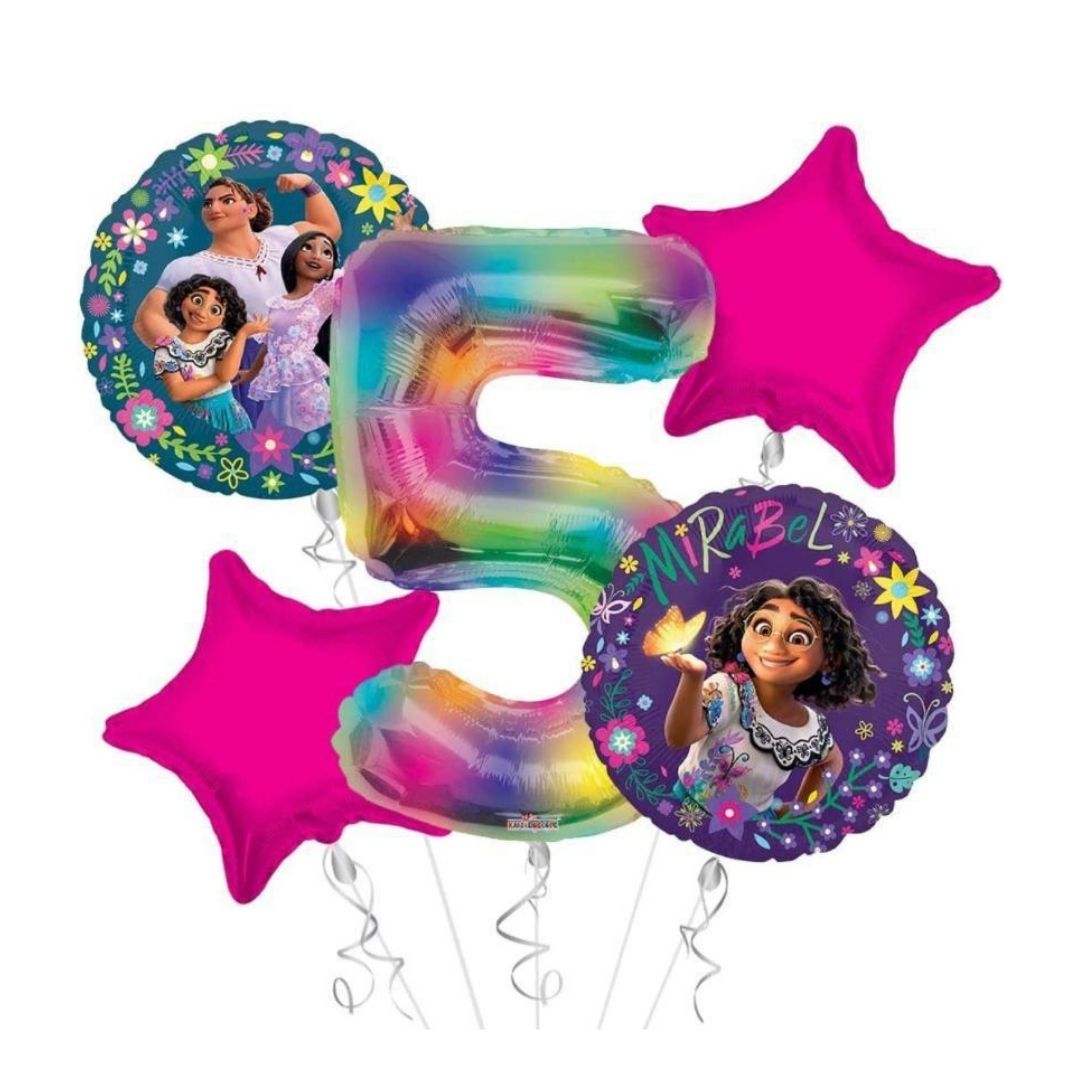 Bouquet de globos de Encanto + numero