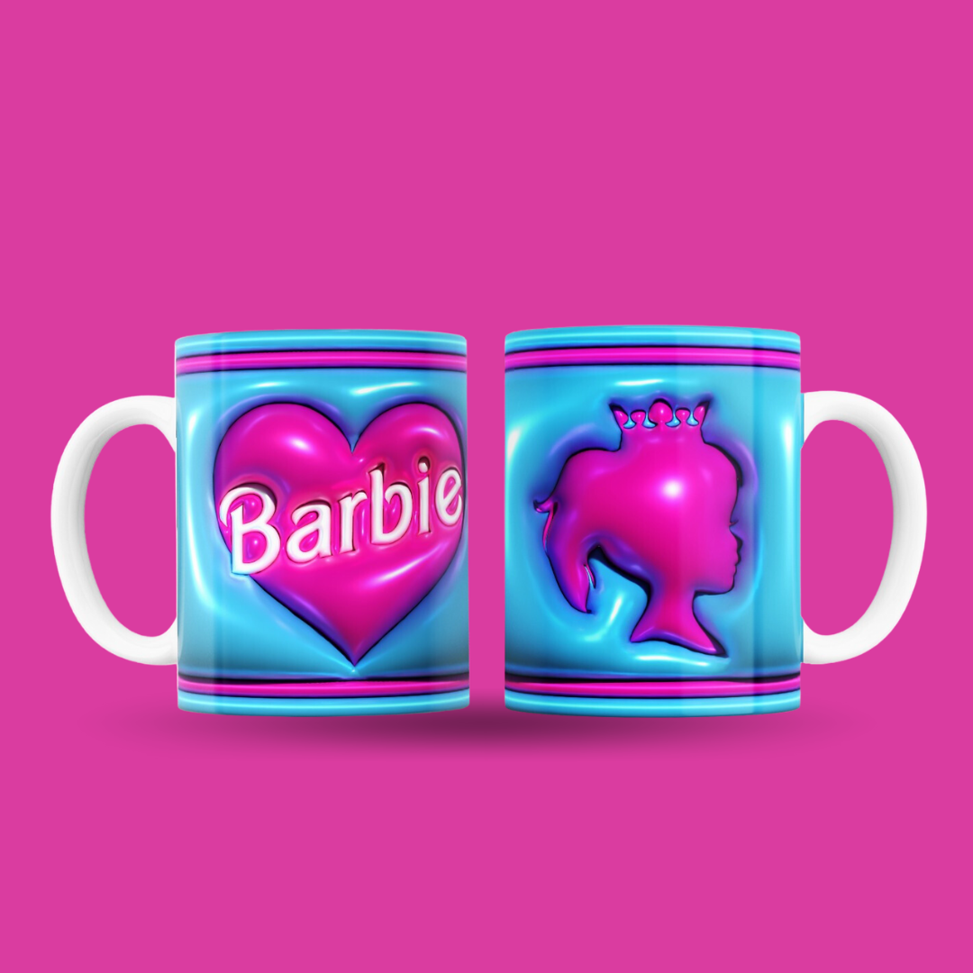 TAZA BARBIE 3D 03