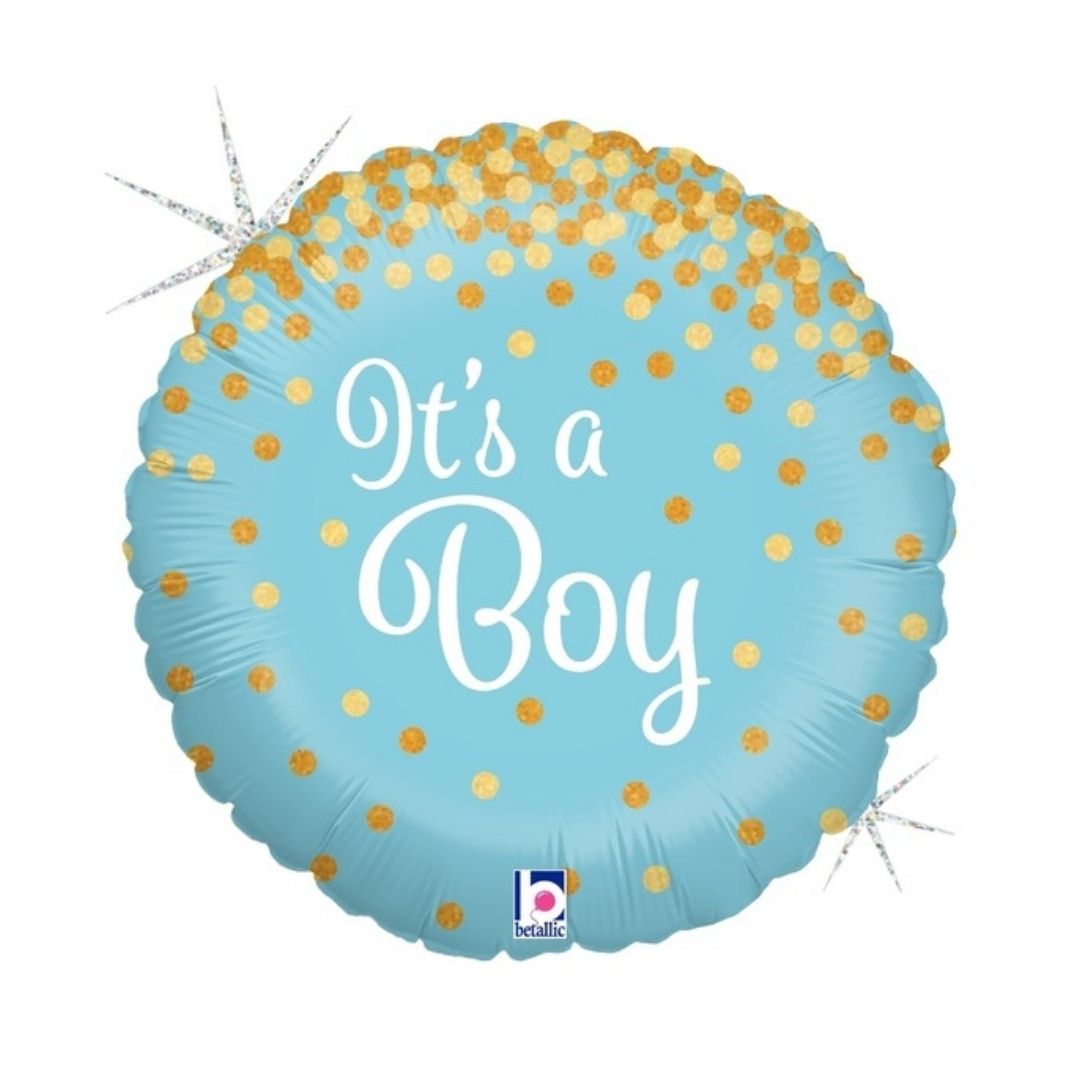 18" Glittering Baby Boy