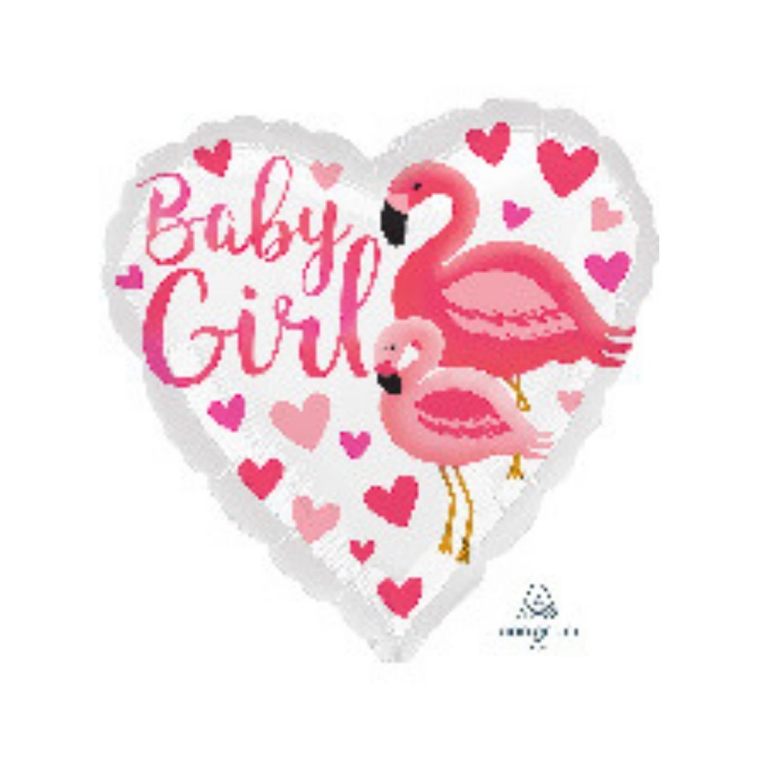 18" Flamingo Baby Girl