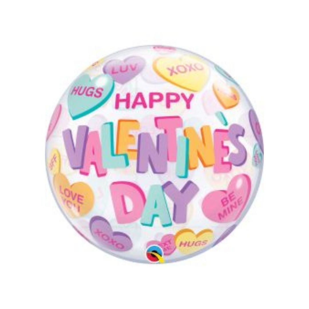 22" Valentine Messages Bubble