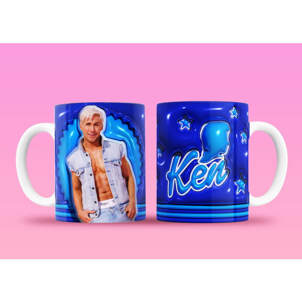 TAZA BARBIE 3D 08