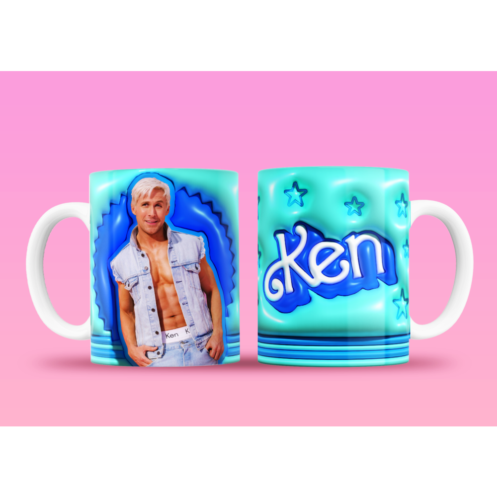 TAZA BARBIE 3D 09