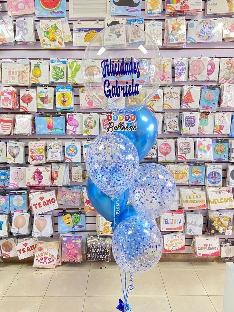 Arreglo de Globos Burbuja Personalizada