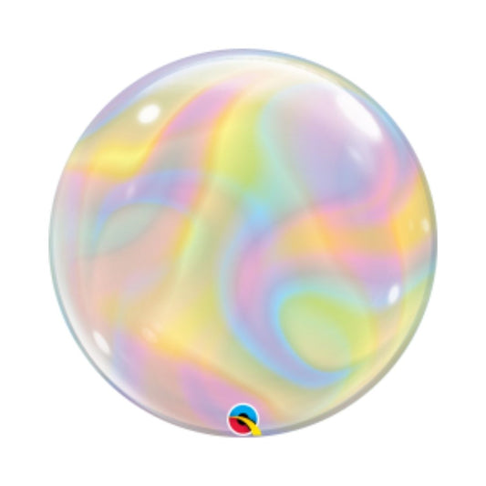 22" Iridescent Swirls Bubble