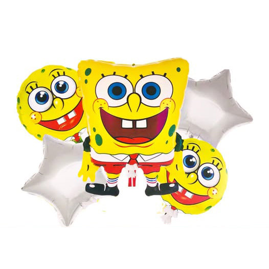 SET DE GLOBOS MET BOB ESPONJA