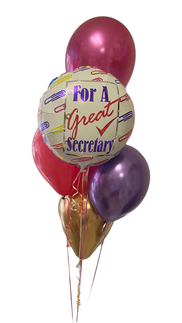 Arreglo de Globos For A Great Secretary