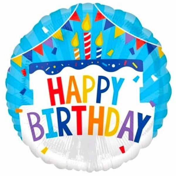 MET HAPPY BIRTHDAY PASTEL (18")
