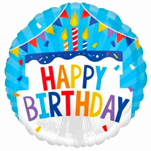 MET HAPPY BIRTHDAY PASTEL (18")