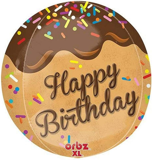 ORBZ "HAPPY BIRTHDAY" CHOCOLATE (15")