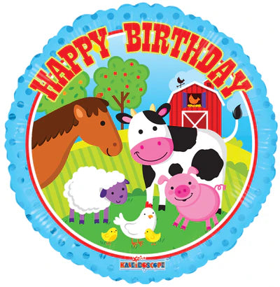 MET HAPPY BIRTHDAY ANIMALES (18")