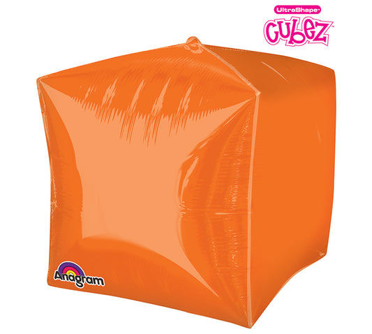 15" Cubez Cube Orange balloon naranja