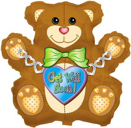 34" Get Well Bear