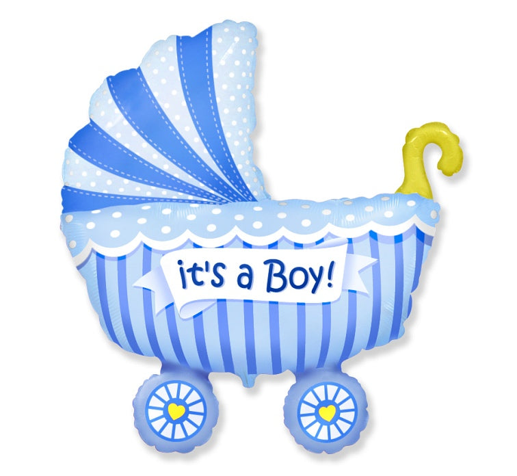 METÁLICO IT'S A BOY COCHE 38"