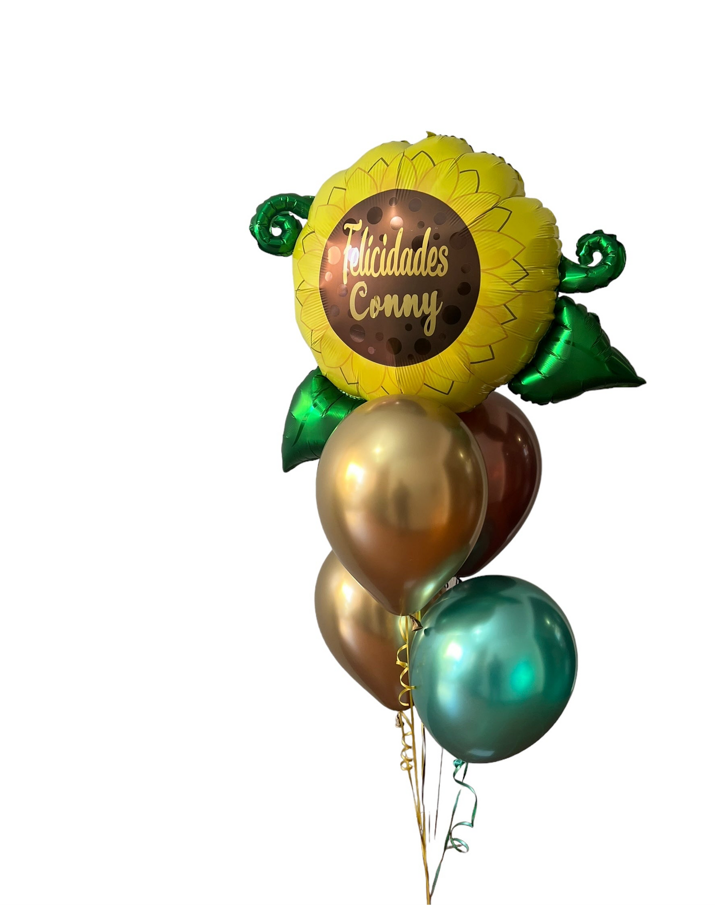 Arreglo de globos girasoles