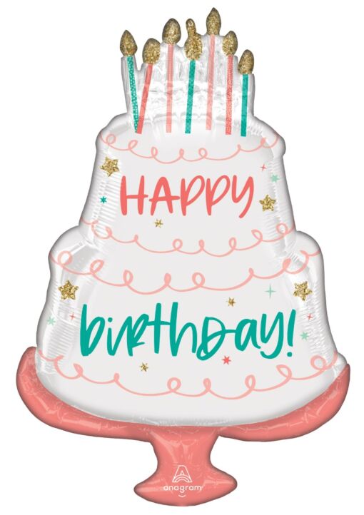 MET SUPERSHAPE BIRTHDAY CAKE