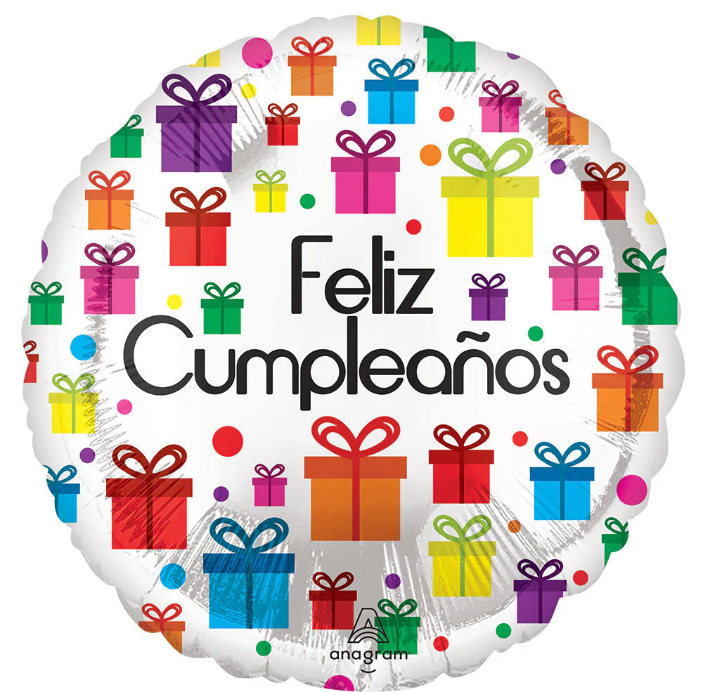 MET "FELIZ CUMPLEAÑOS" (18")