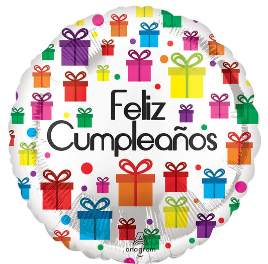 MET "FELIZ CUMPLEAÑOS" (18")